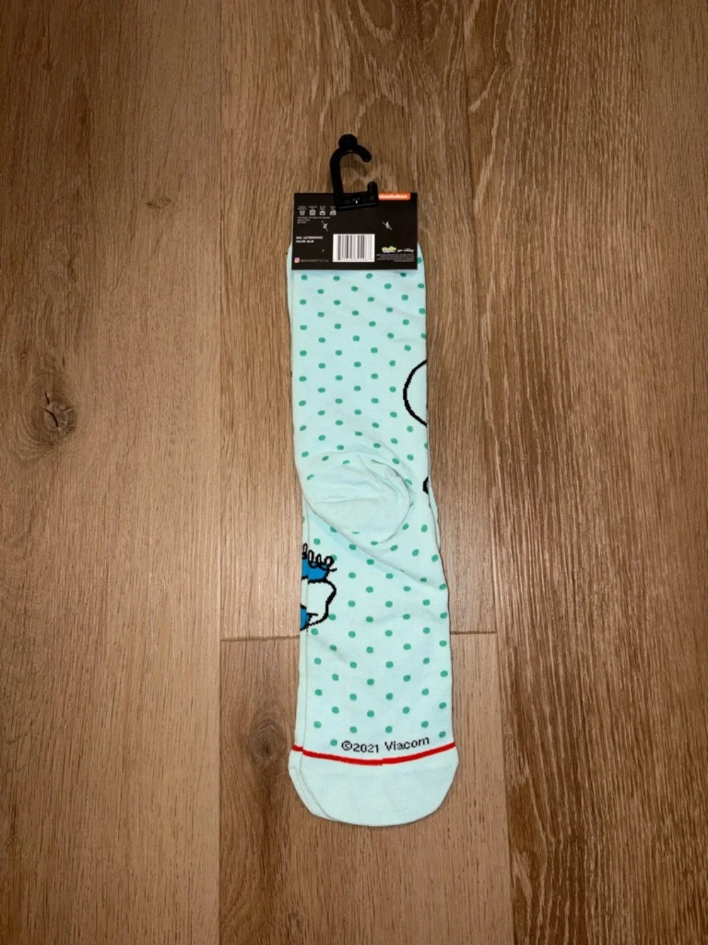 Odd Sox Nickelodeon Squidward Sponge From Bob Men’s Crew Socks Size 8-12 New